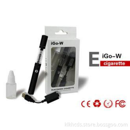 Rechargeable 14mm E Cigarette Pen Style Chrome , EGO Electr